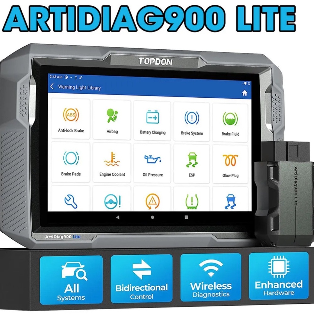 TOPDON ArtiDiag900 Lite Car Diagnostic Tool Full System OBD2 Scanner BT